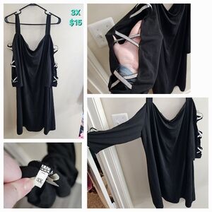3X Dress Black